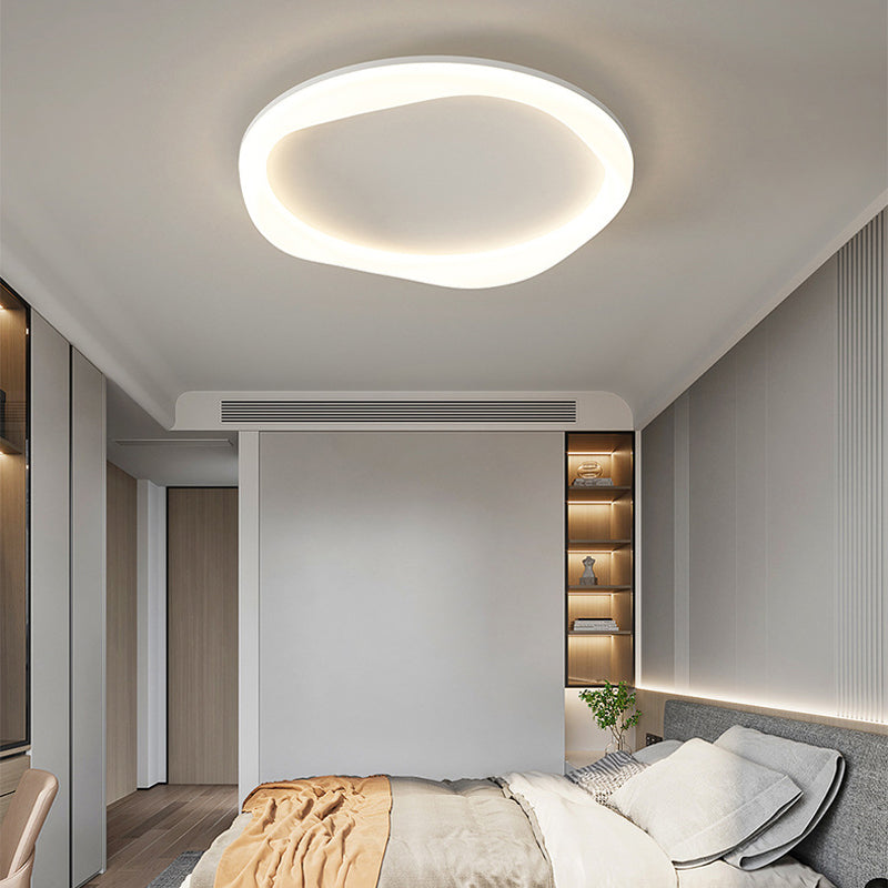 LED White Ceiling Light Modernism Flush Mount Lighting for Foyer