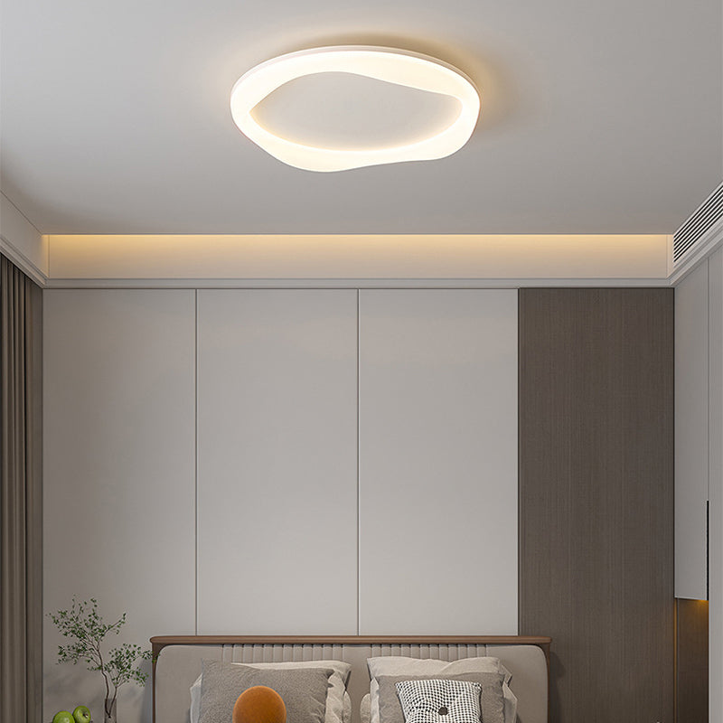 LED White Ceiling Light Modernism Flush Mount Lighting for Foyer