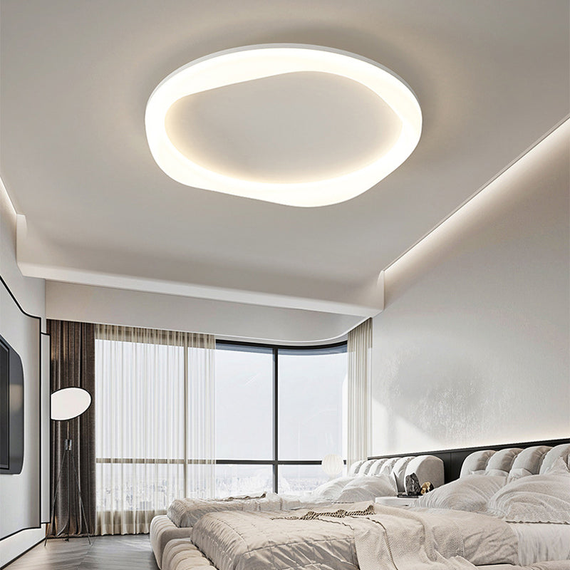 LED White Ceiling Light Modernism Flush Mount Lighting for Foyer