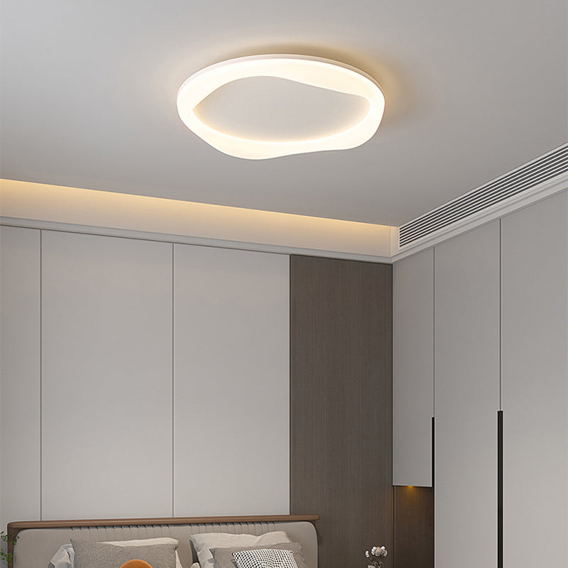 LED White Ceiling Light Modernism Flush Mount Lighting for Foyer