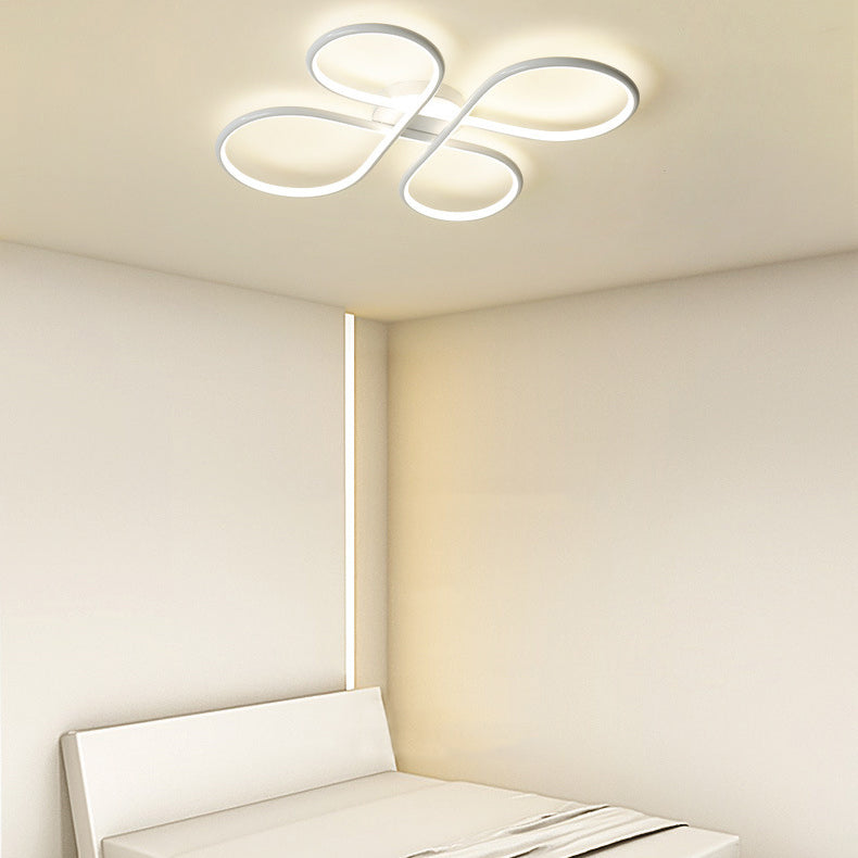 Contemporary Flush Mount Lighting LED White Ceiling Light for Room Foyer