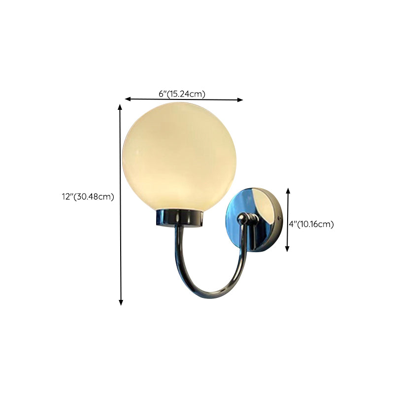 Modern Style Vanity Light Ball Shape Vanity Lamp for Shower Room