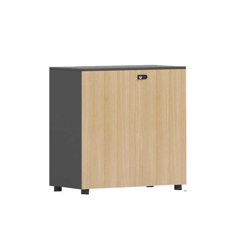 Nordic Style File Cabinets Solid Wood Electronic Lock Vertical Filing Cabinet for Office