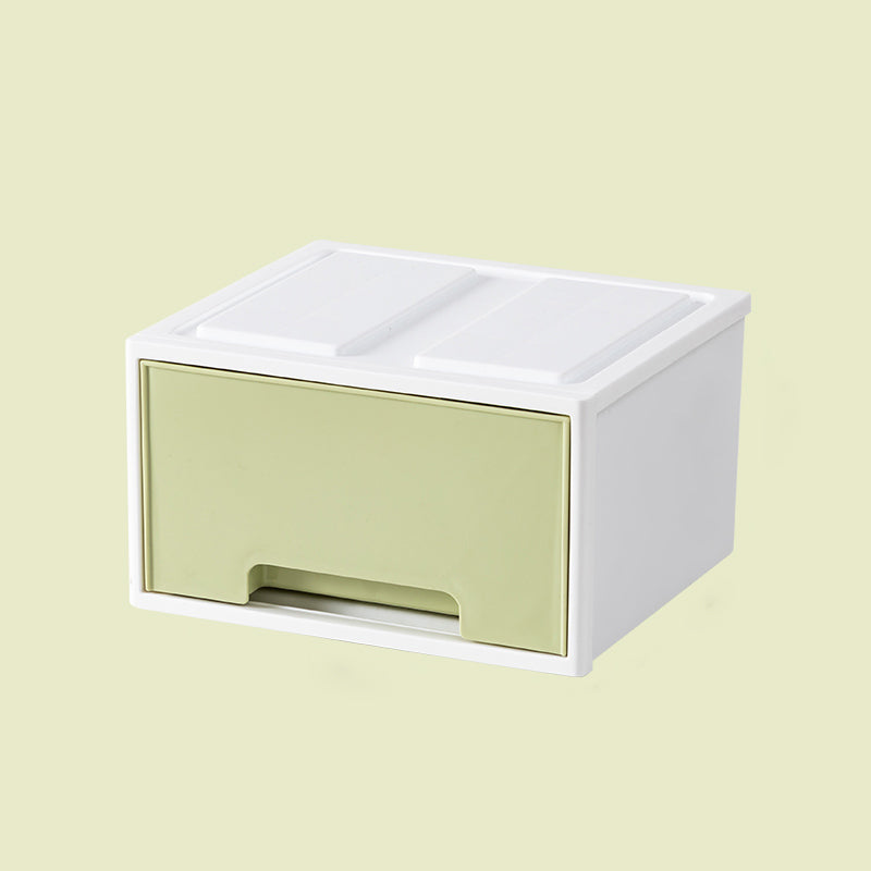 Coastal Plastic Cabinet Lateral Filing Cabinet with Drawers for Home and Office