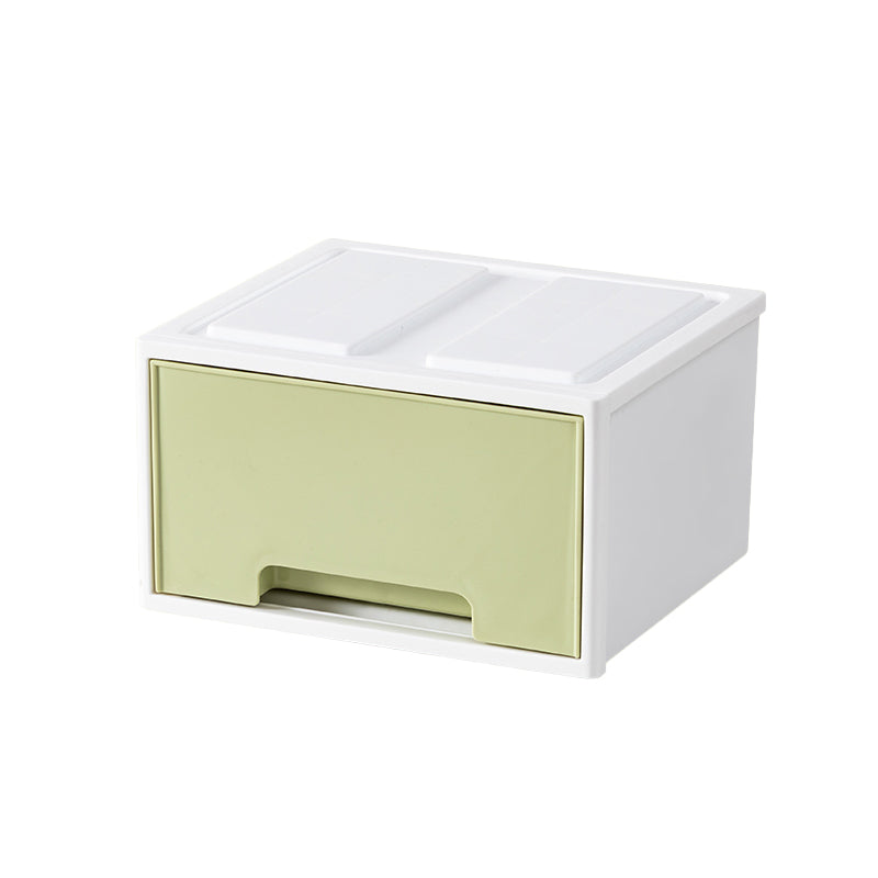 Coastal Plastic Cabinet Lateral Filing Cabinet with Drawers for Home and Office