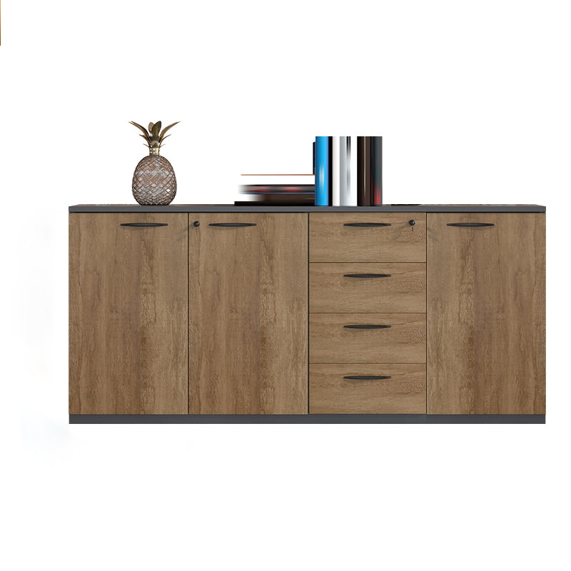 Modern File Cabinet Solid Wood Locking Drawers Filing Cabinet for Home and Office