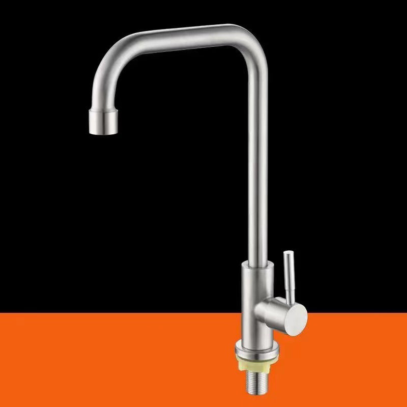 Modern 1-Handle Faucets Touchless Stainless Steel Standard Kitchen Faucets