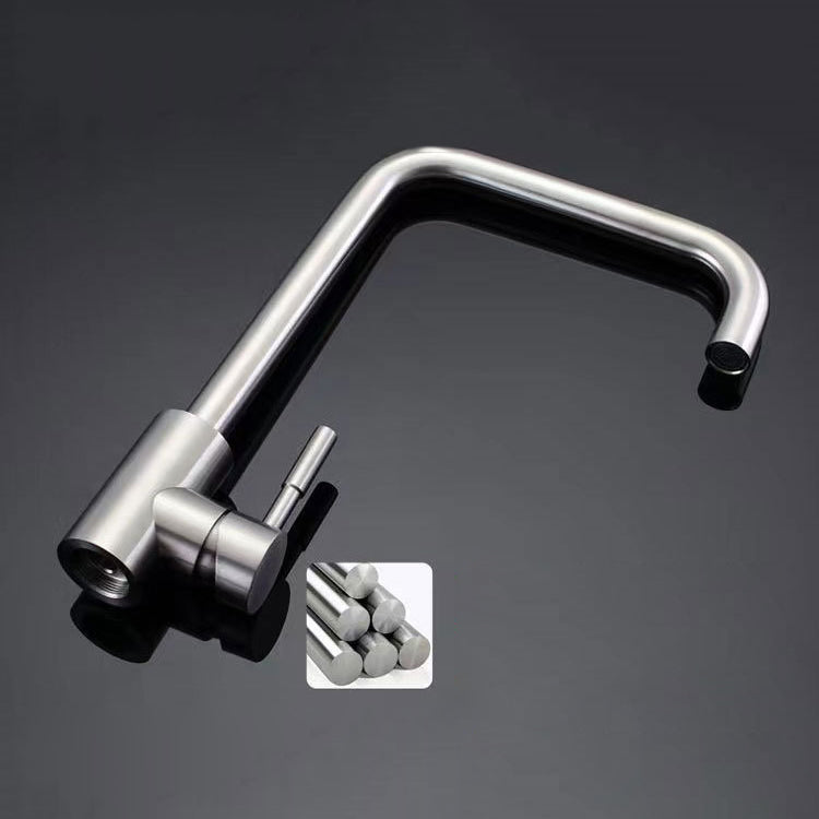 Modern 1-Handle Faucets Touchless Stainless Steel Standard Kitchen Faucets