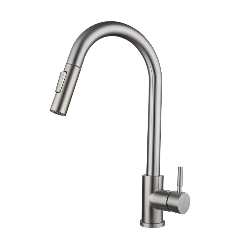 Modern Farmhouse Pull Down Water Filler One Handle High Arch Kitchen Faucet