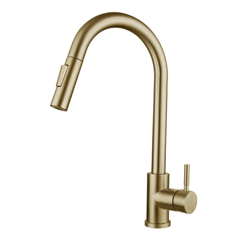 Modern Farmhouse Pull Down Water Filler One Handle High Arch Kitchen Faucet