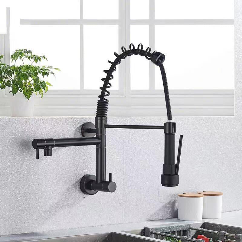 Modern 1-Handle Faucet Touchless Spring Spout Standard Kitchen Faucet