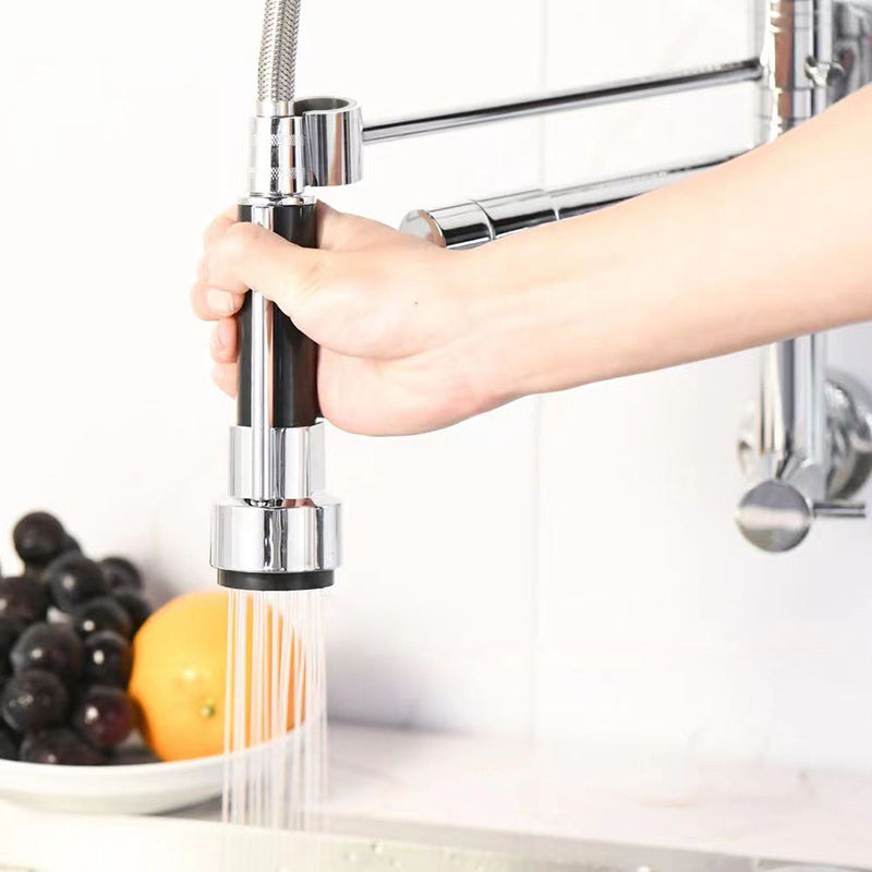 Modern 1-Handle Faucet Touchless Spring Spout Standard Kitchen Faucet