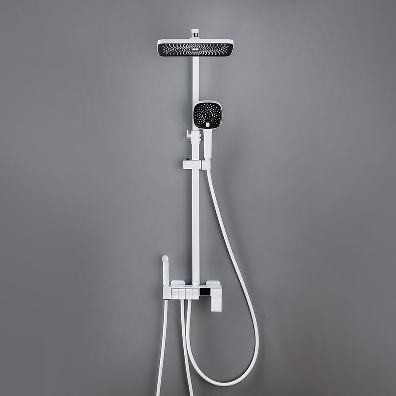 Modern  Pressure Balanced Diverter Valve Shower Faucet Adjustable Shower System