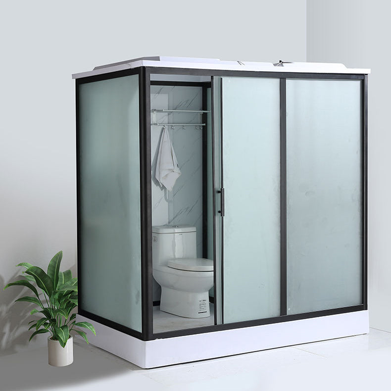 Contemporary Shower Enclosure Frosted Framed Shower Enclosure