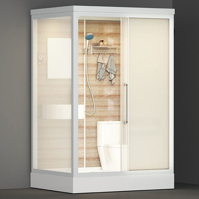 Sliding Rectangular Shower Enclosure Framed Shower Enclosure with Tempered Glass