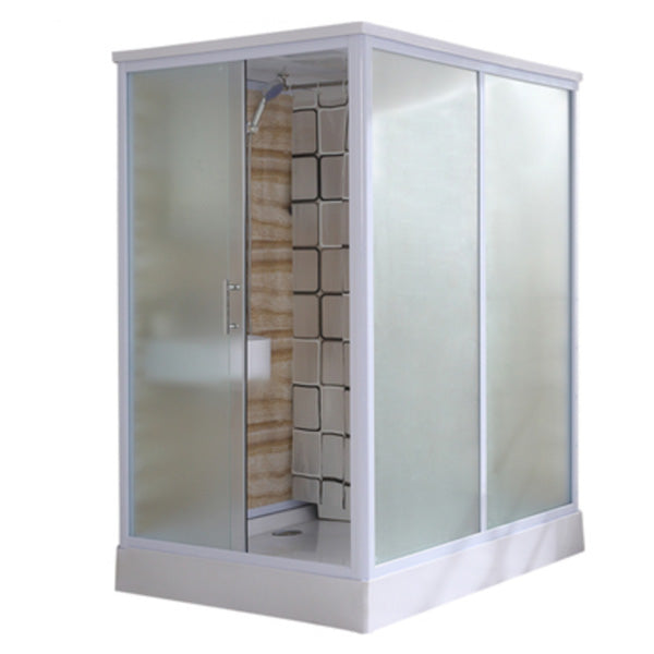 Sliding Rectangular Shower Enclosure Framed Shower Enclosure with Tempered Glass