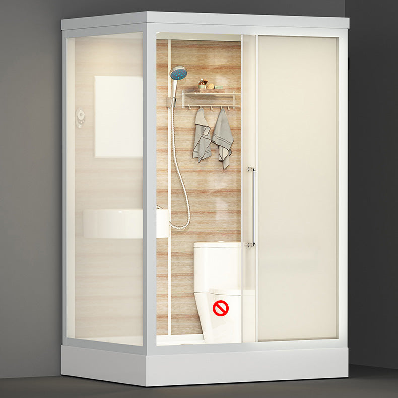 Sliding Rectangular Shower Enclosure Framed Shower Enclosure with Tempered Glass