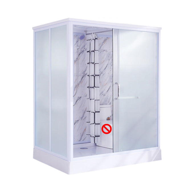 Sliding Rectangular Shower Enclosure Framed Shower Enclosure with Tempered Glass