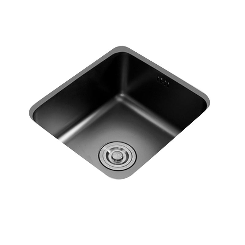 Contemporary Style Kitchen Sink Stainless Steel Dirt Resistant 1 Holes Kitchen Sink