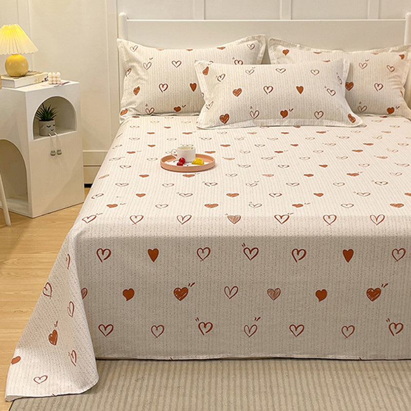 Cotton Bed Sheet Single Piece Dormitory Home Bedroom Fitted Sheet