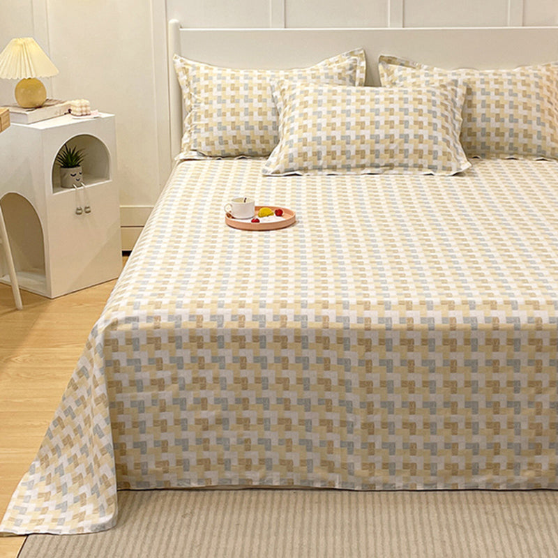 Cotton Bed Sheet Single Piece Dormitory Home Bedroom Fitted Sheet