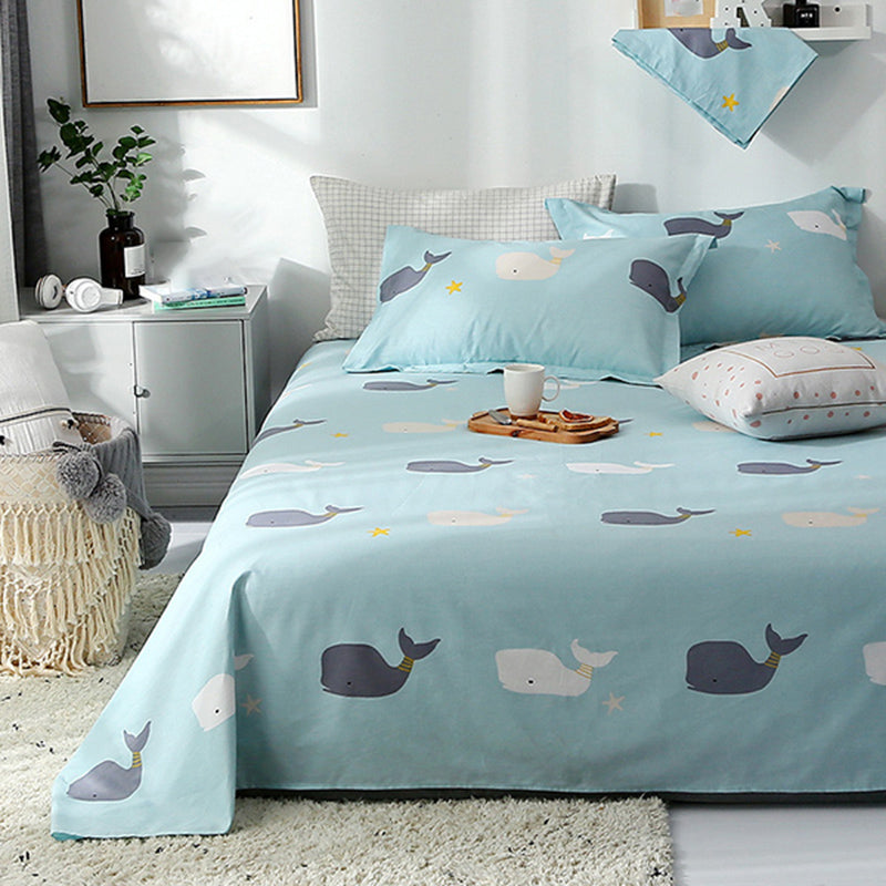 Cotton Bed Sheet Single Piece Dormitory Home Bedroom Fitted Sheet