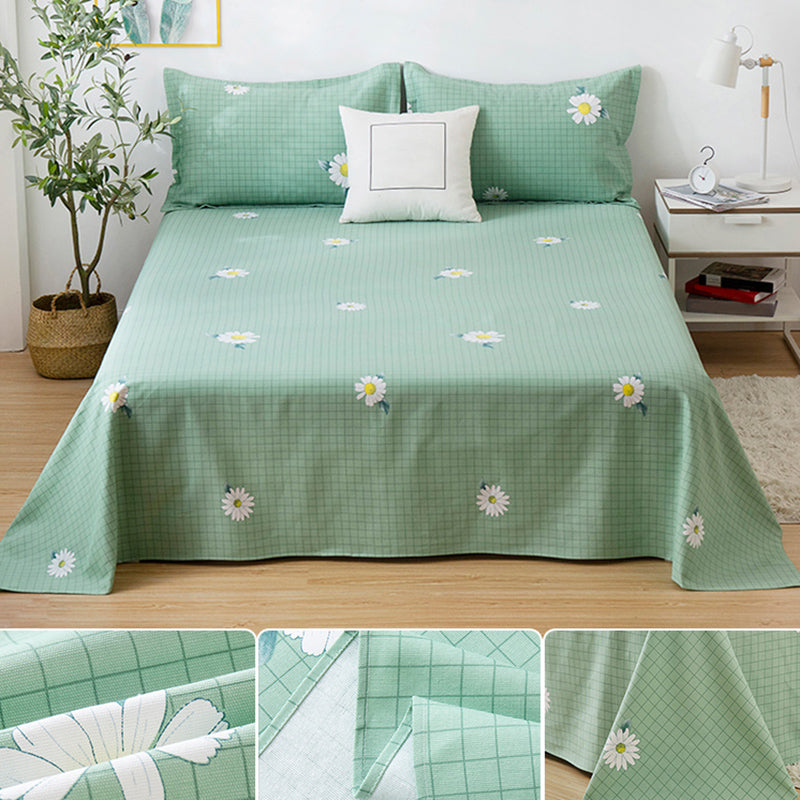 Cotton Pillowcase Bed Sheet Set Home Simple Bedroom Bed Sheet