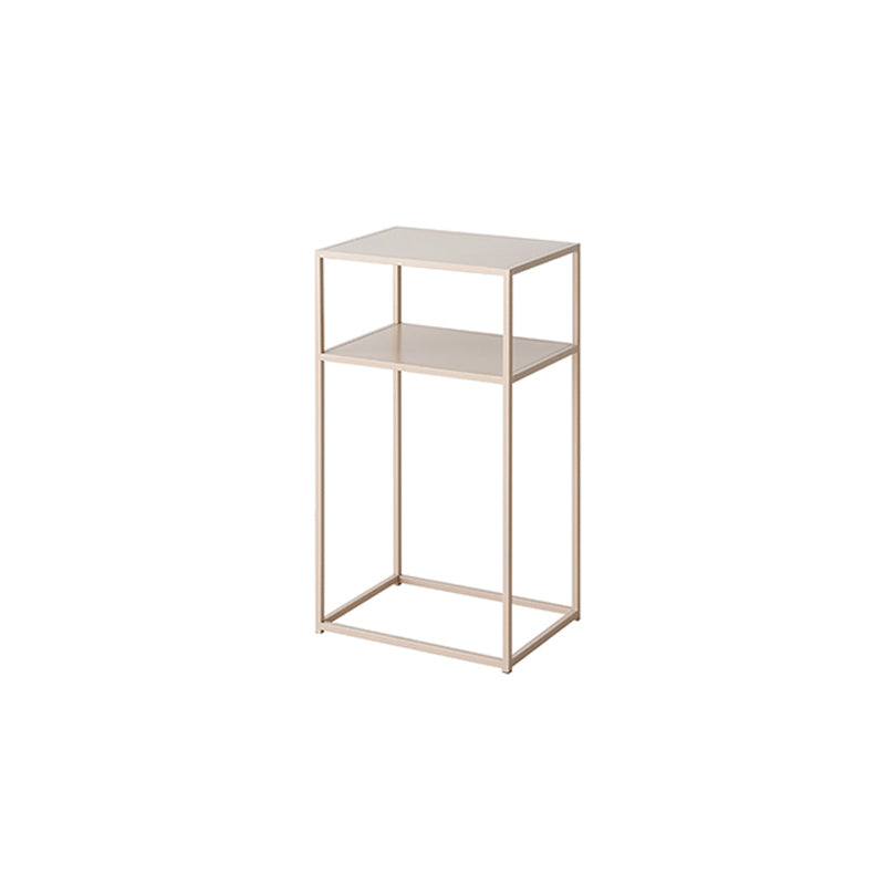 Metal Bed Nightstand Modern Accent Table Nightstand for Bedroom