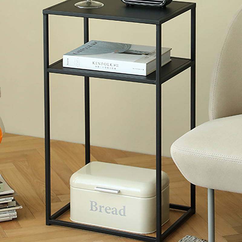 Metal Bed Nightstand Modern Accent Table Nightstand for Bedroom