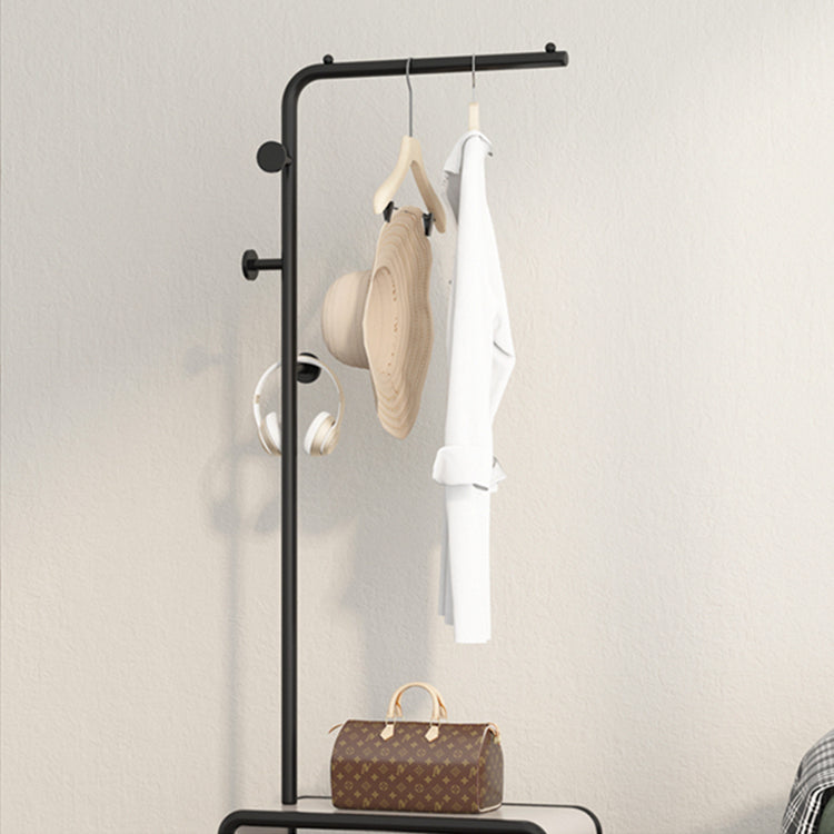 Modern Style Coat Rack Solid Color Free Standing Hooks Design Metallic Coat Hanger