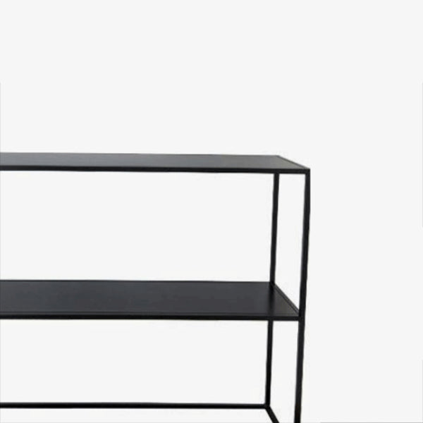 Modern 31.5" Tall Console Table Iron Rectangle Accent Table for Hall