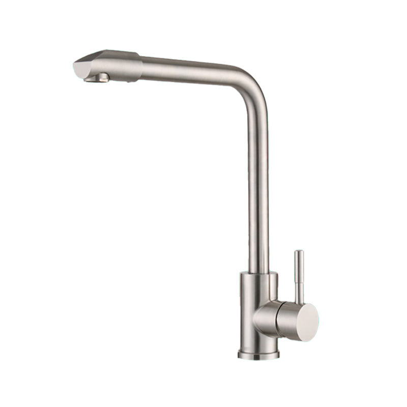 Swivel Spout Bathroom Faucet Contemporary Design Vessel Faucet with Stainless Steel