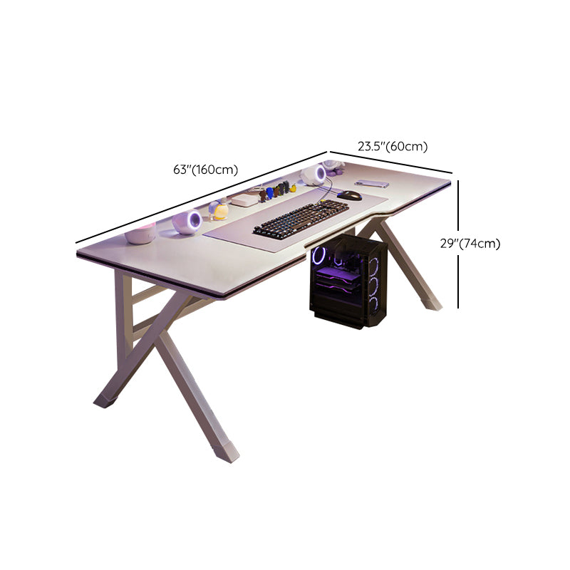 Contemporary Computer Desk Home Engineered Wood Office Desk with Legs