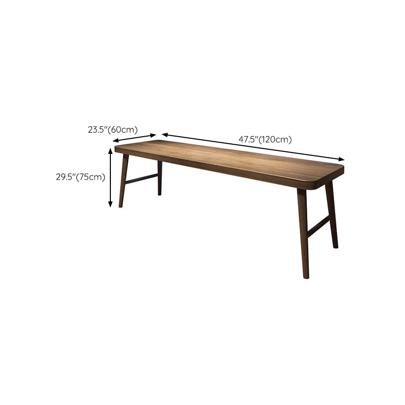 Office Contemporary Rectangular Writing Desk Wooden Office Desk with Legs