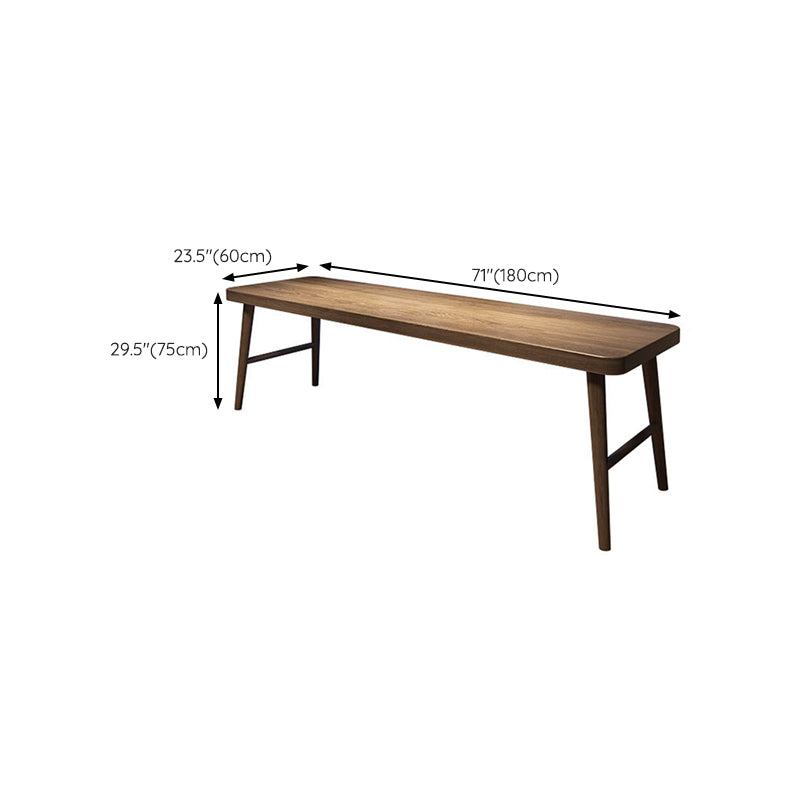 Office Contemporary Rectangular Writing Desk Wooden Office Desk with Legs