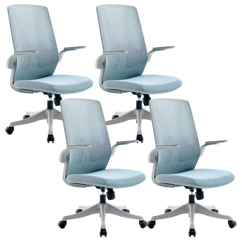 Modern Slide Office Chair Adjustable Seat Height Desk Chair for Office