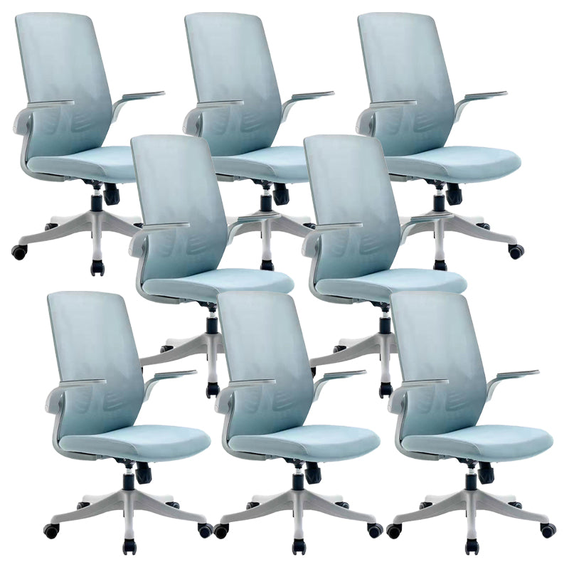 Modern Slide Office Chair Adjustable Seat Height Desk Chair for Office