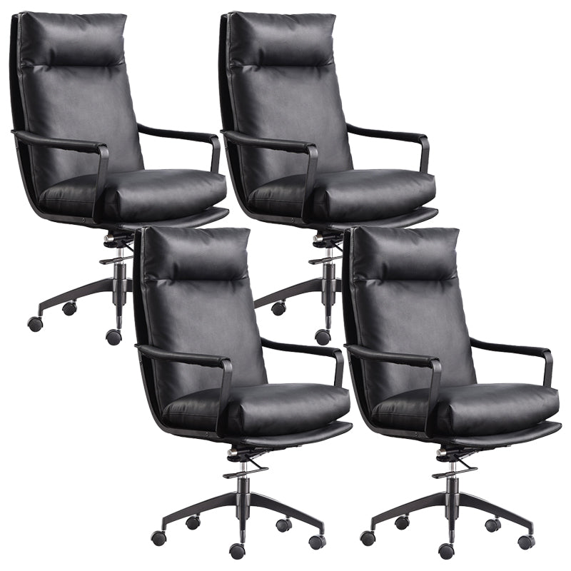 Modern Managers Chair Padded Arms Executive Chair with Wheels for Office