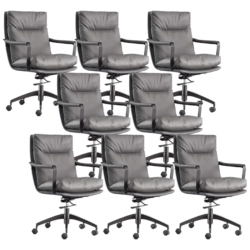 Modern Managers Chair Padded Arms Executive Chair with Wheels for Office