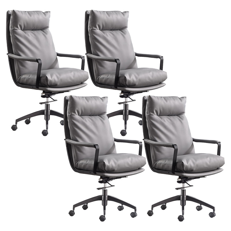 Modern Managers Chair Padded Arms Executive Chair with Wheels for Office