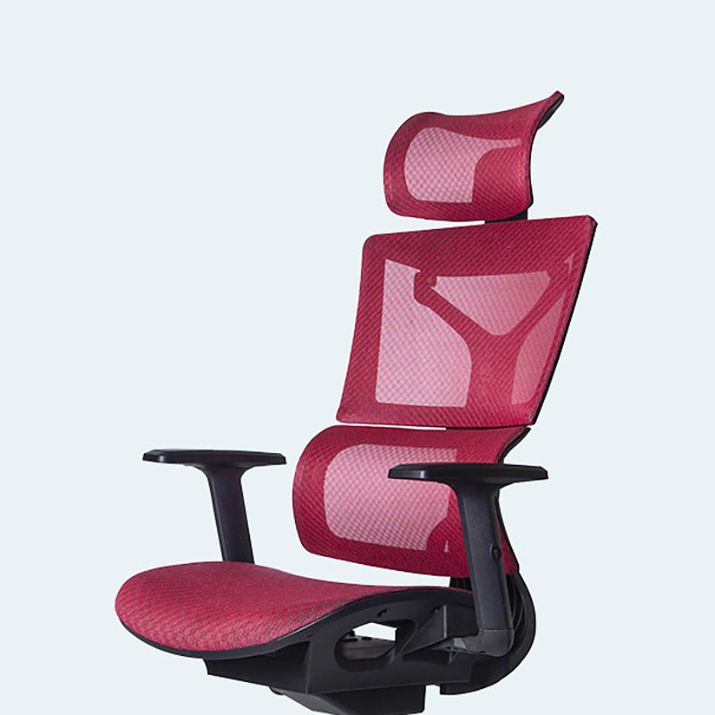 Modern Desk Chair Adjustable Arms Task Chair with Wheels for Office