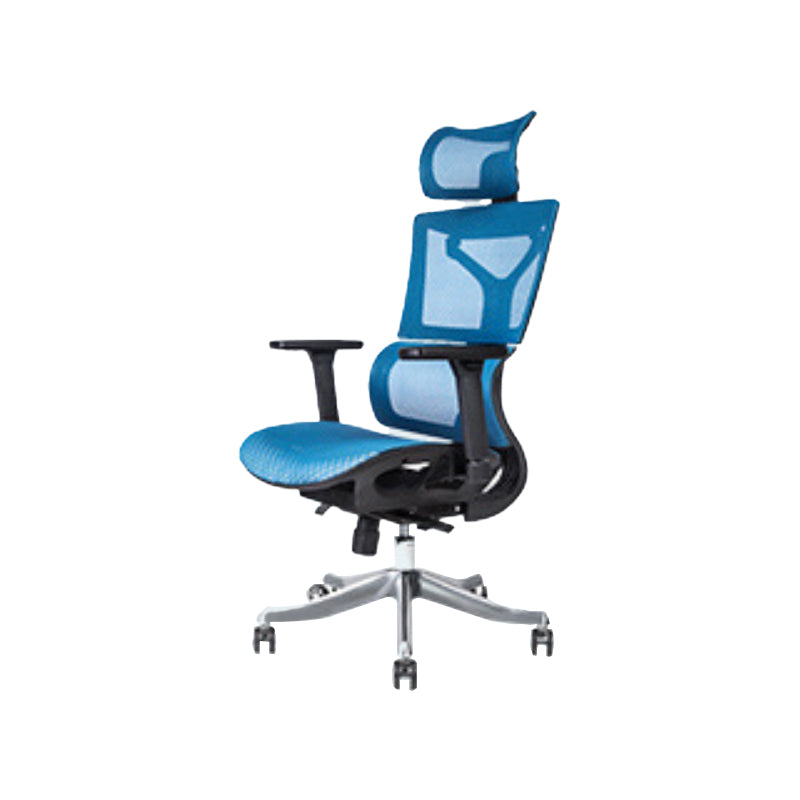 Modern Desk Chair Adjustable Arms Task Chair with Wheels for Office