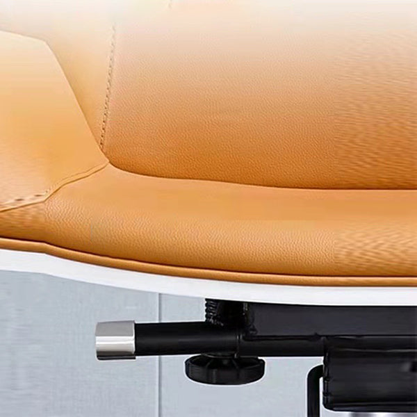 Modern Desk Chair Leather Computer Chair High-Back Executive Chair with Wheels