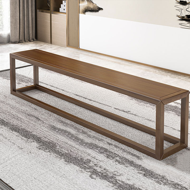 11.7-inch Width Bedroom Bench Mid-Century Modern Solid Wood Seating Bench