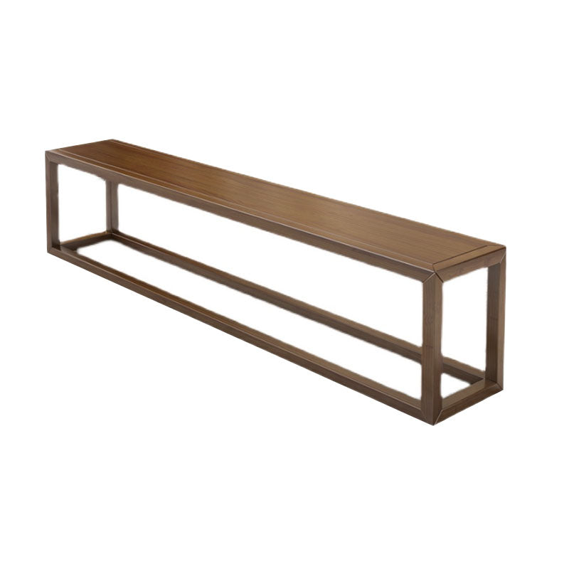 11.7-inch Width Bedroom Bench Mid-Century Modern Solid Wood Seating Bench