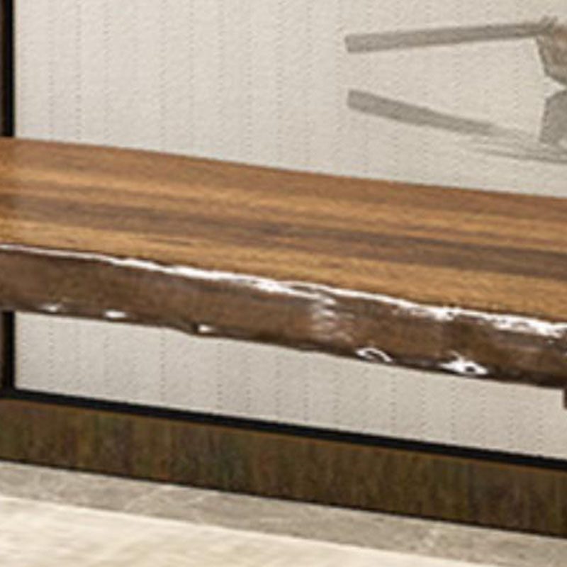 11.7-inch Width Bedroom Bench Mid-Century Modern Solid Wood Seating Bench