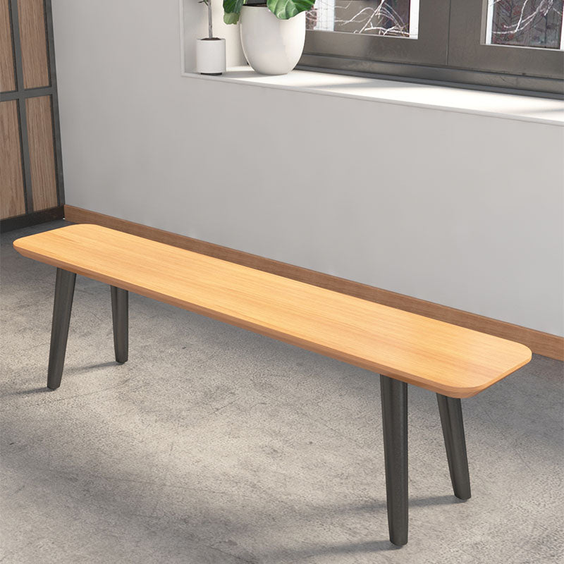 11.7-inch Width Modern Seating Bench Rectangle Solid Color Bench