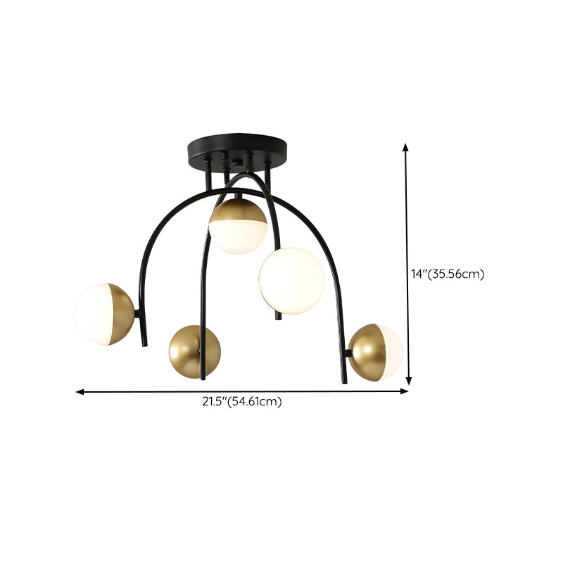 Acrylic Flush Mount Modern Style Flush Mount Lighting for Dining Room