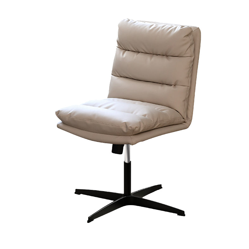 Modern Tufted Managers Chair Faux Leather Desk Mid-Back Chair