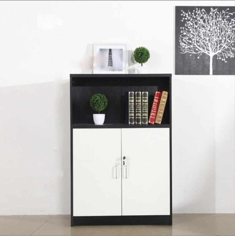 Industrial Vertical File Cabinet Locking Storage Wood File Cabinet for Home Office